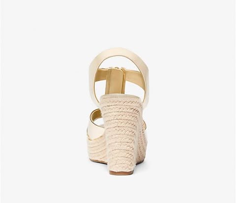 Michael Kors Roslyn Metallic Wedge Sandal