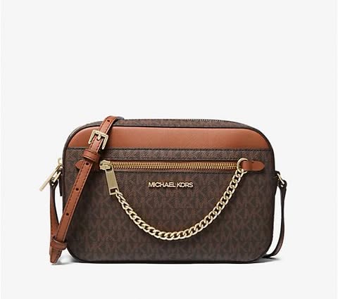 Michael Kors Jet Set Large Logo Crossbody Bag