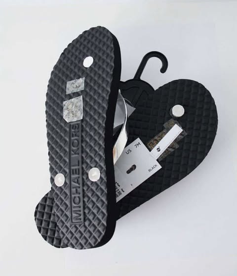 Michael Kors Signature Logo Flip Flops