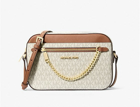 Michael Kors Jet Set Large Logo Crossbody Bag
