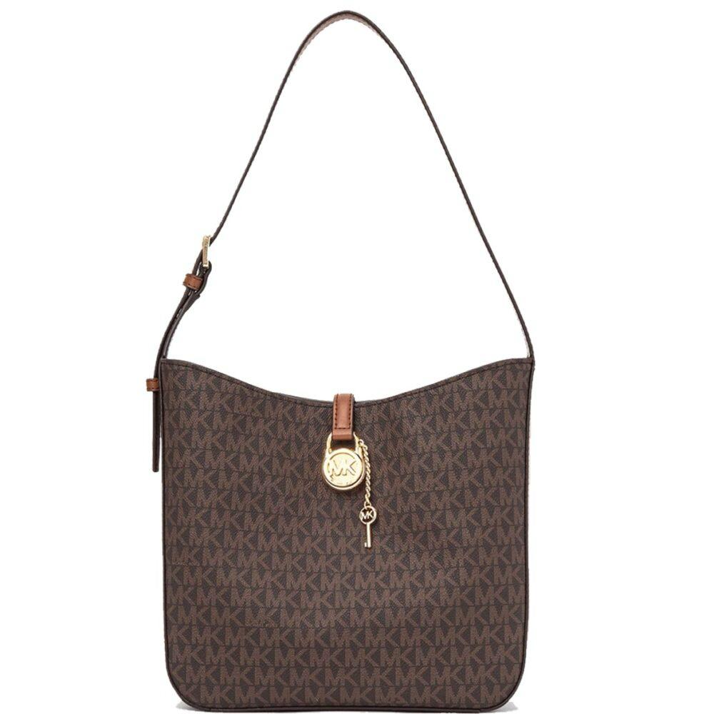 Michael Kors Signature Small Lyra Bucket Crossbody Bag