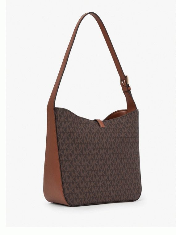 Michael Kors Signature Small Lyra Bucket Crossbody Bag