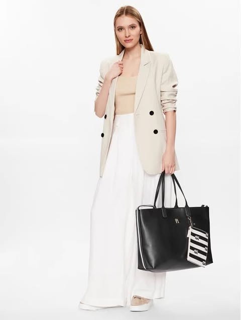 Tommy Hilfiger Iconic Tote Solid Stripe