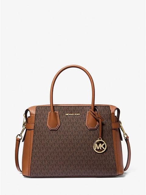 Michael Kors Leather Belted Satchel