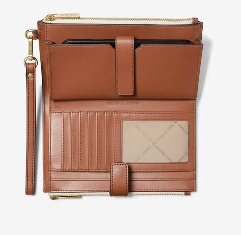 Michael Kors Jet Set Travel Signature Logo Smartphone Wallet