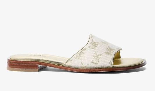 Michael Kors Hannah Signature Logo Slide Sandals
