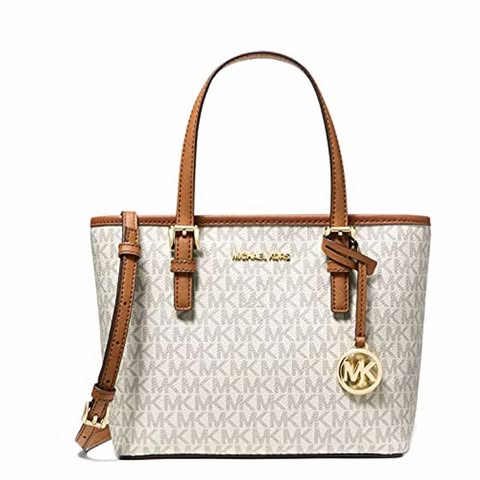 Michael Kors Jet Set Travel Extra-Small Logo Top-Zip Tote Bag