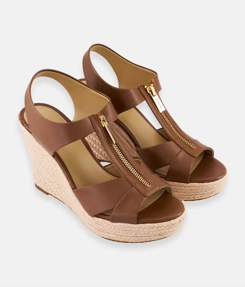 Michael Kors Roslyn Metallic Wedge Sandal