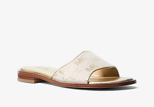 Michael Kors Hannah Signature Logo Slide Sandals