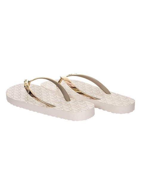Michael Kors Signature Logo Flip Flops