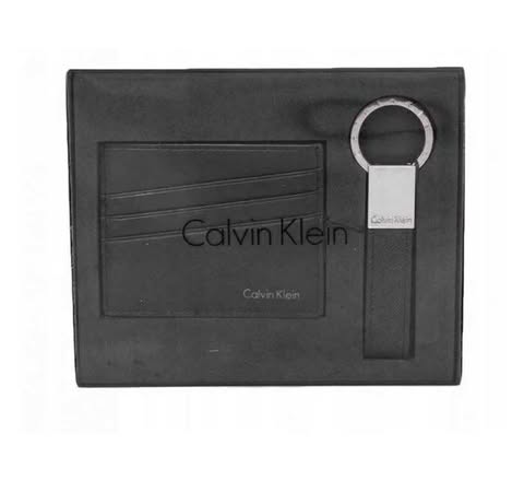 Calvin Klein Card Wallet Holder with Keychain