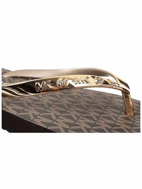 Michael Kors Signature Logo Flip Flops