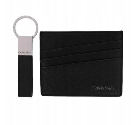 Calvin Klein Card Wallet Holder with Keychain