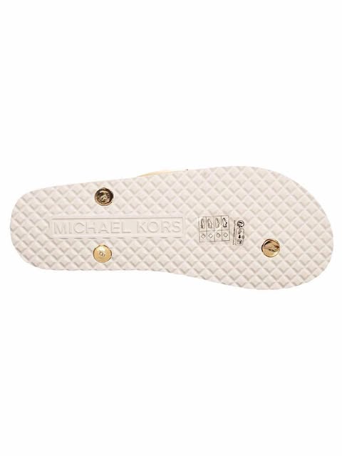 Michael Kors Signature Logo Flip Flops