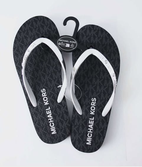 Michael Kors Signature Logo Flip Flops