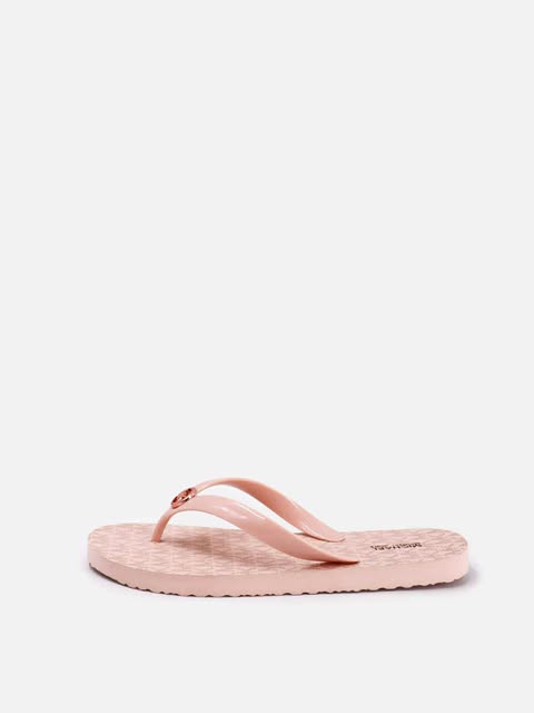 Michael Kors Signature Logo Flip Flops