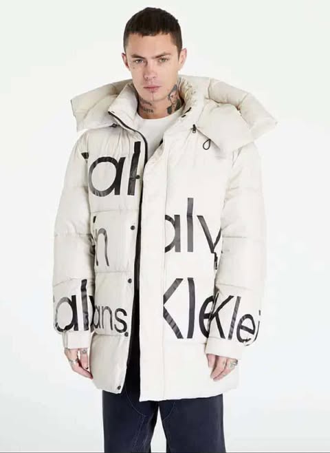 Calvin Klein Bold Disrupted Logo Jacket