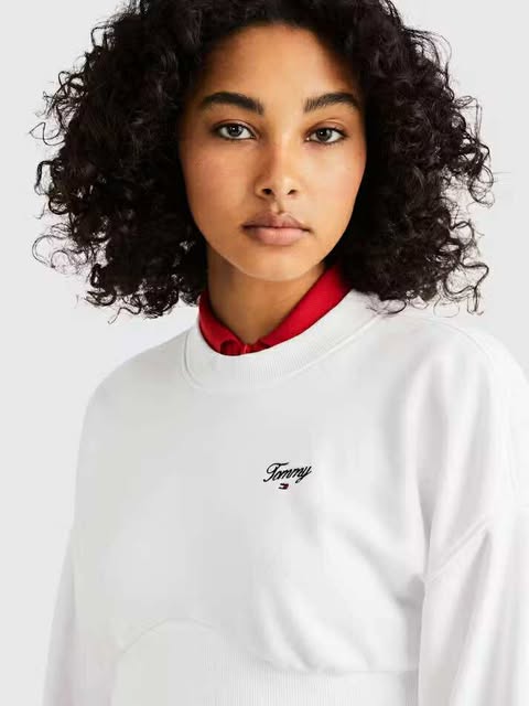 Tommy Jeans Cropped Sweater