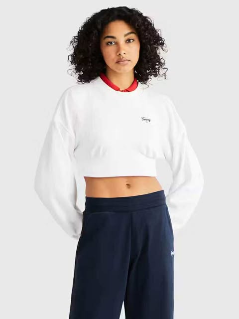Tommy Jeans Cropped Sweater
