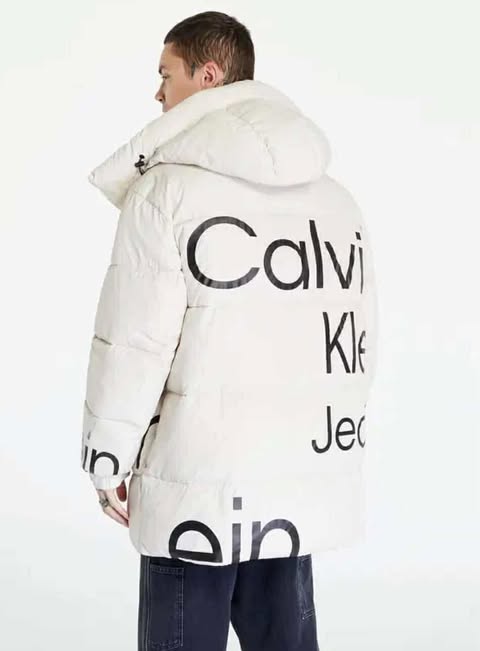 Calvin Klein Bold Disrupted Logo Jacket