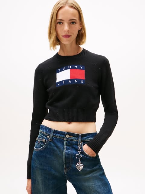 Tommy Jeans Cropped Sweater